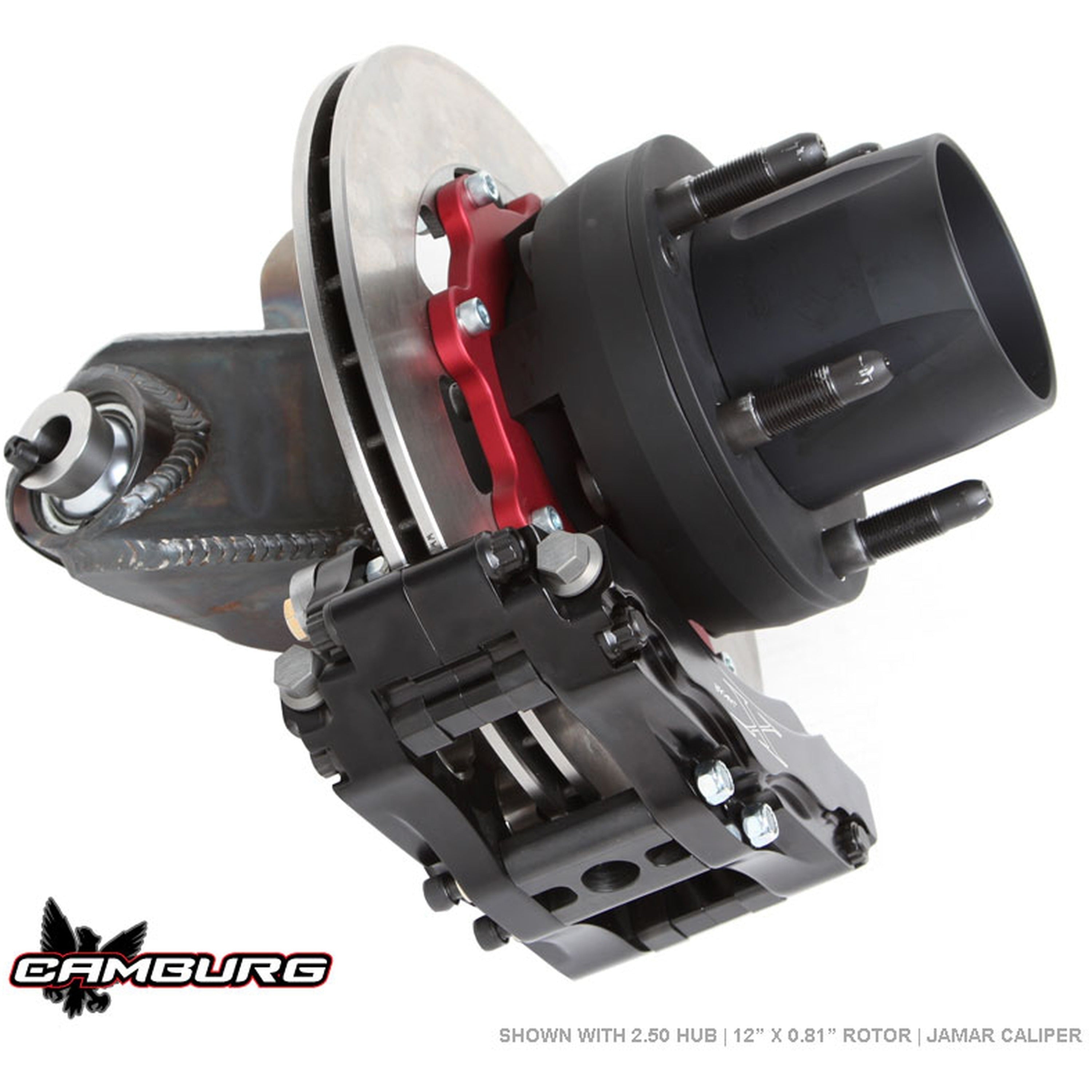 Camburg 4.00" Rear Axle Housing Brake Caliper Tabs (14" Rotor x 3.50" Spacing)