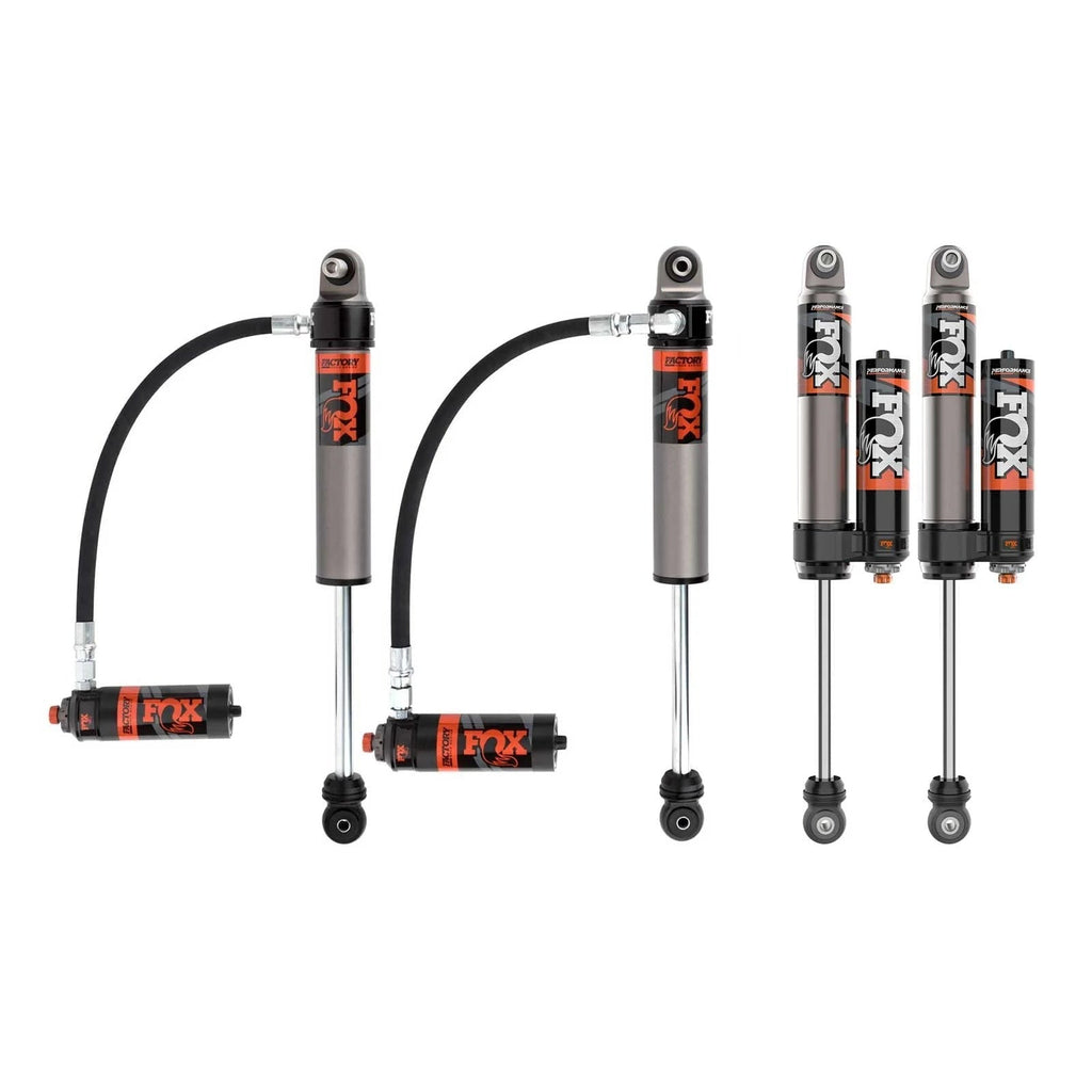 Fox 2.5 Performance Elite Adjustable w/ Reservoir Shocks Set for 2020-2024 Jeep Gladiator