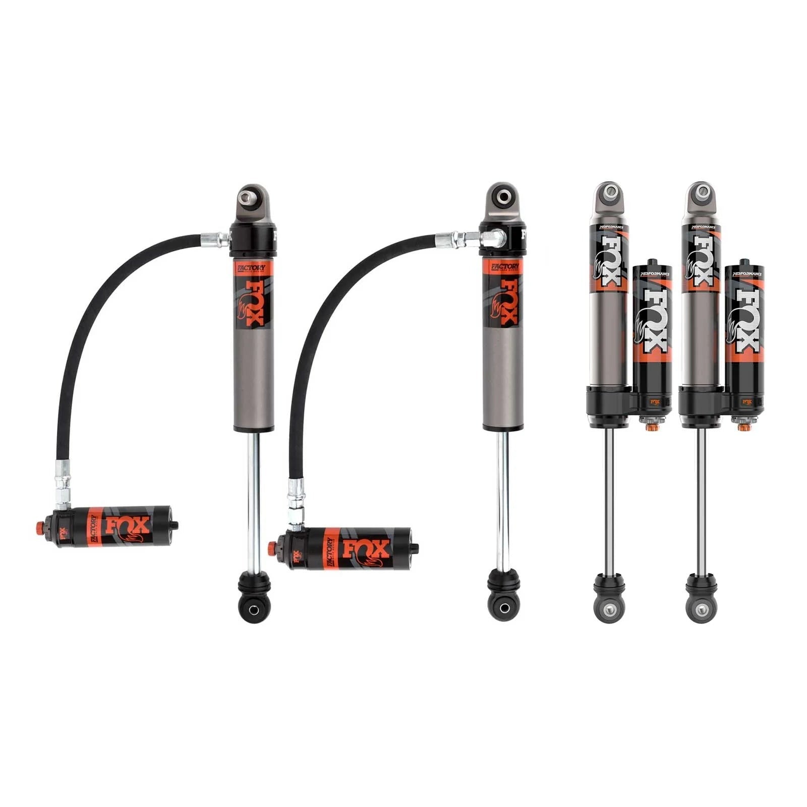 Fox 2.5 Performance Elite Adjustable w/ Reservoir Shocks Set for 2020-2024 Jeep Gladiator