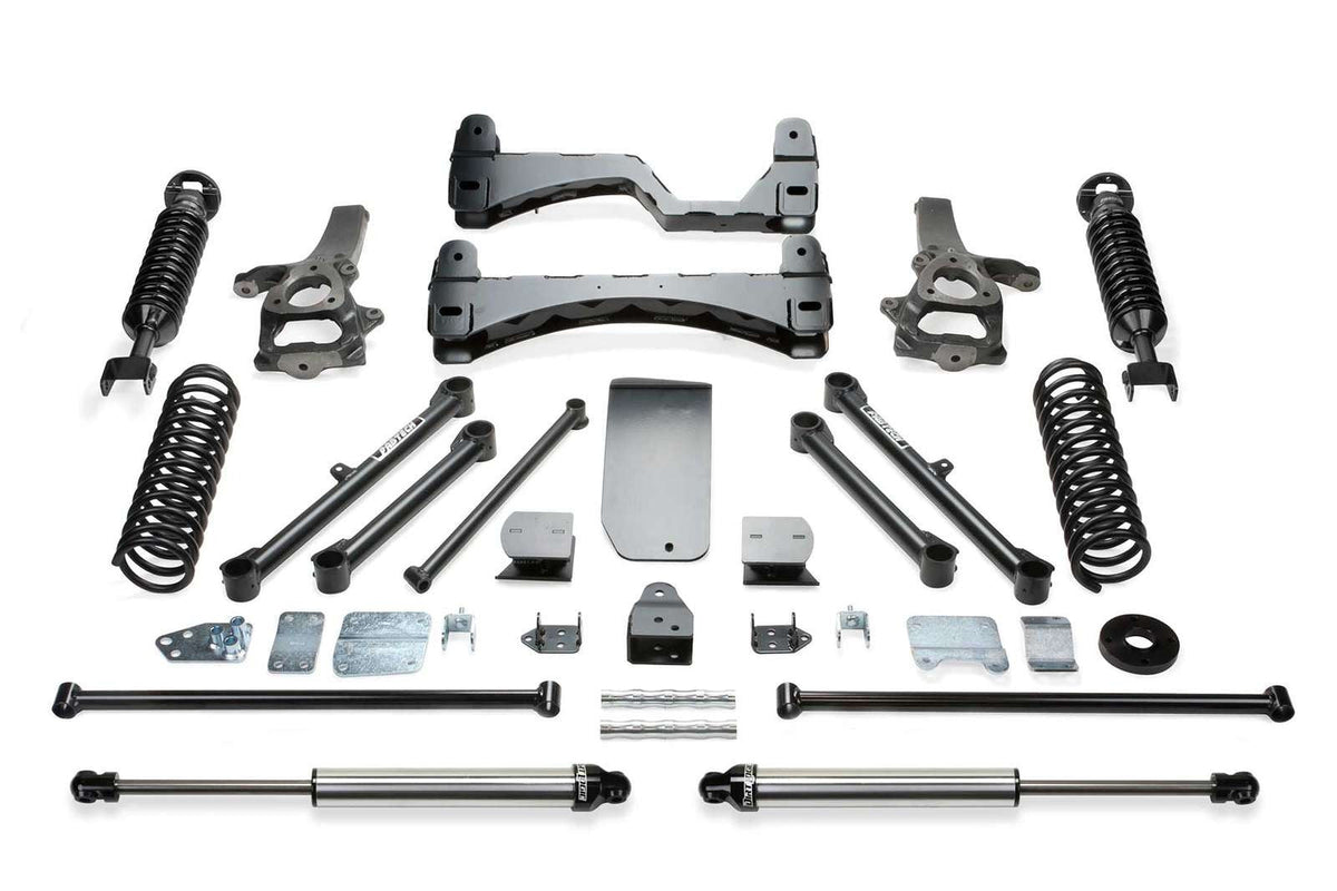 Fabtech 6" Performance System w/Front Dirt Logic 2.5 Coilovers & Rear 2.25 Shocks Kit for 2009-2018 Ram 1500 4WD w/6" lift