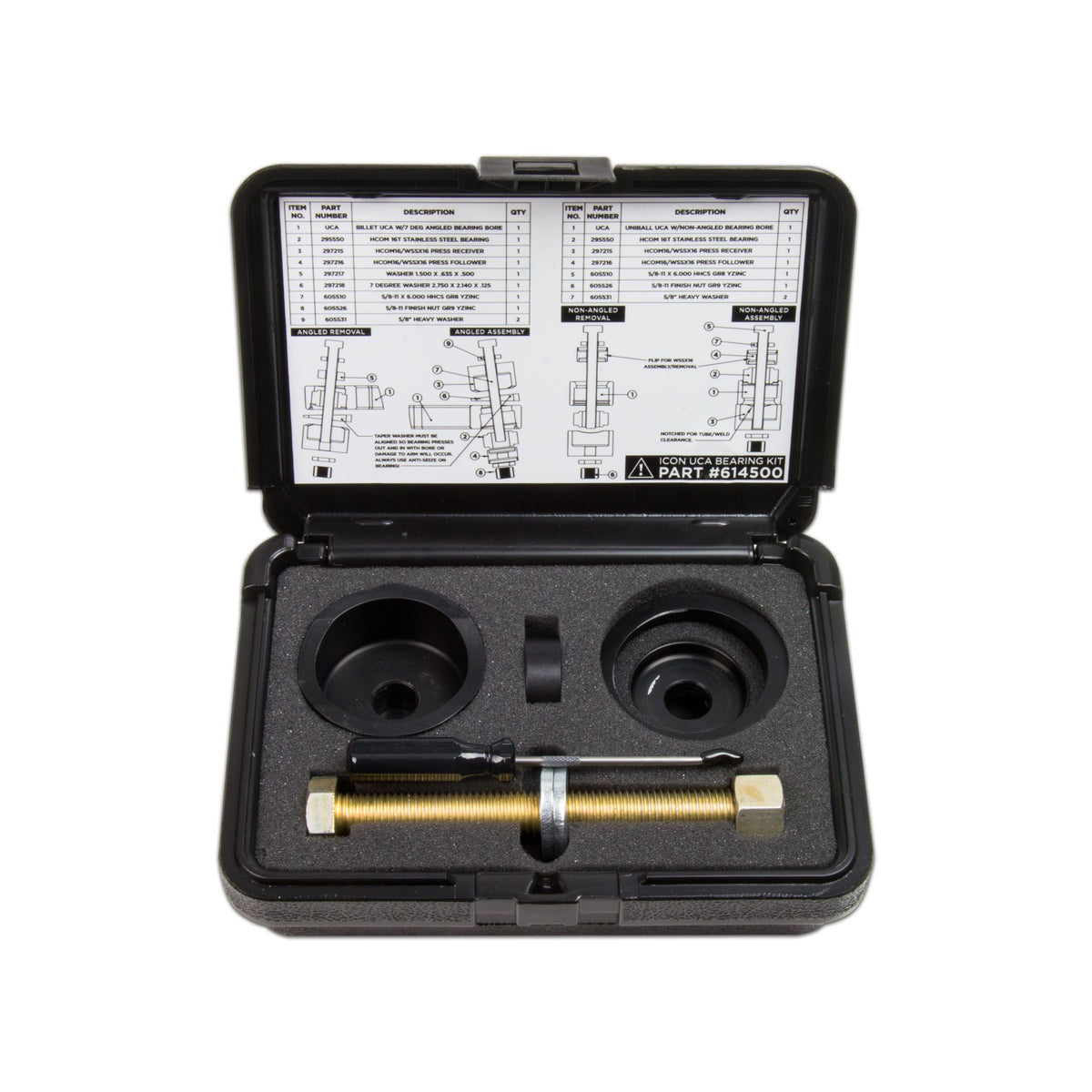 ICON 614518 On-Vehicle Uniball Replacement Tool Kit