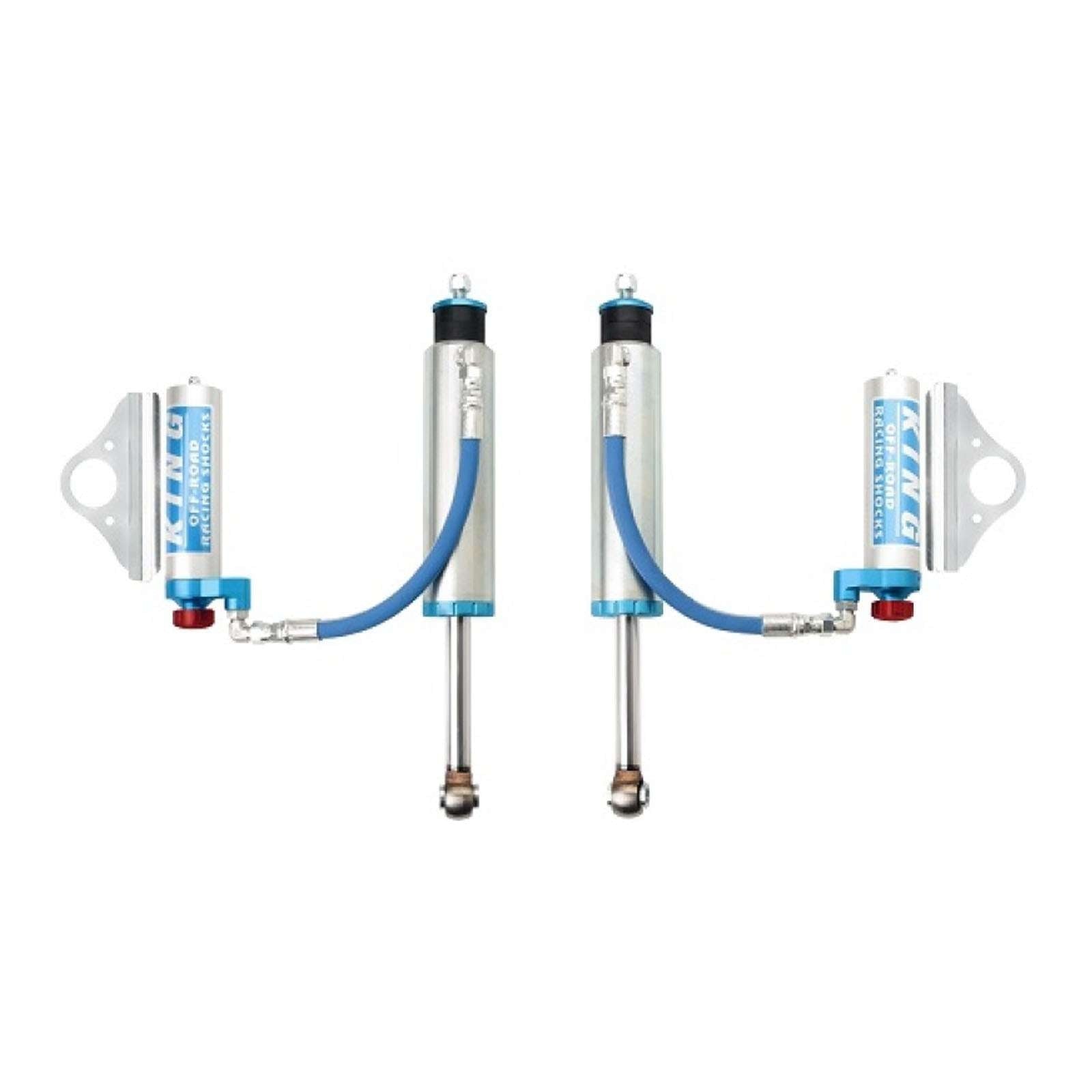 King Shocks 2.5 Performance w/ Remote Reservoir Shocks Front Pair for 2000-2010 GMC Sierra 2500 HD 4WD w/0-2.5" lift