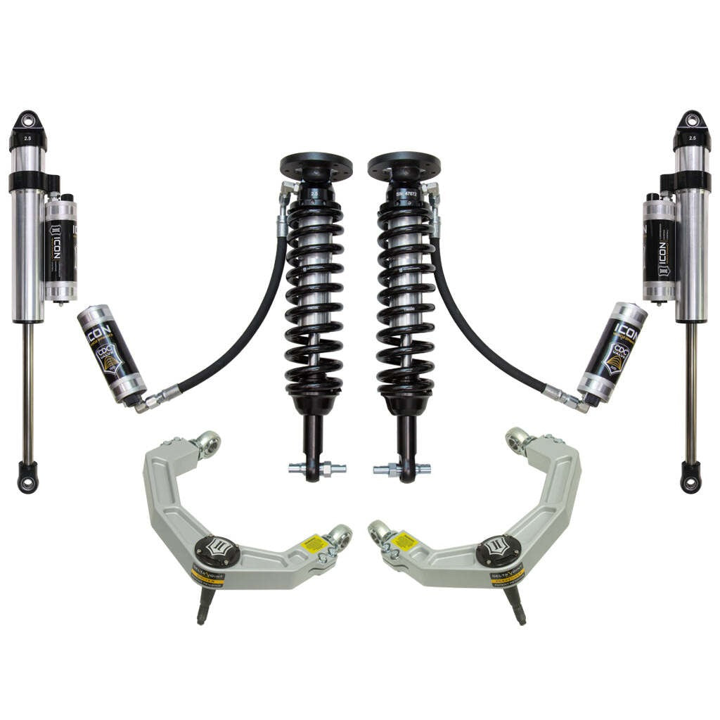 ICON K93095 Stage 5 Suspension System Billet UCA Ford F150 2WD 1.75-3" Lift