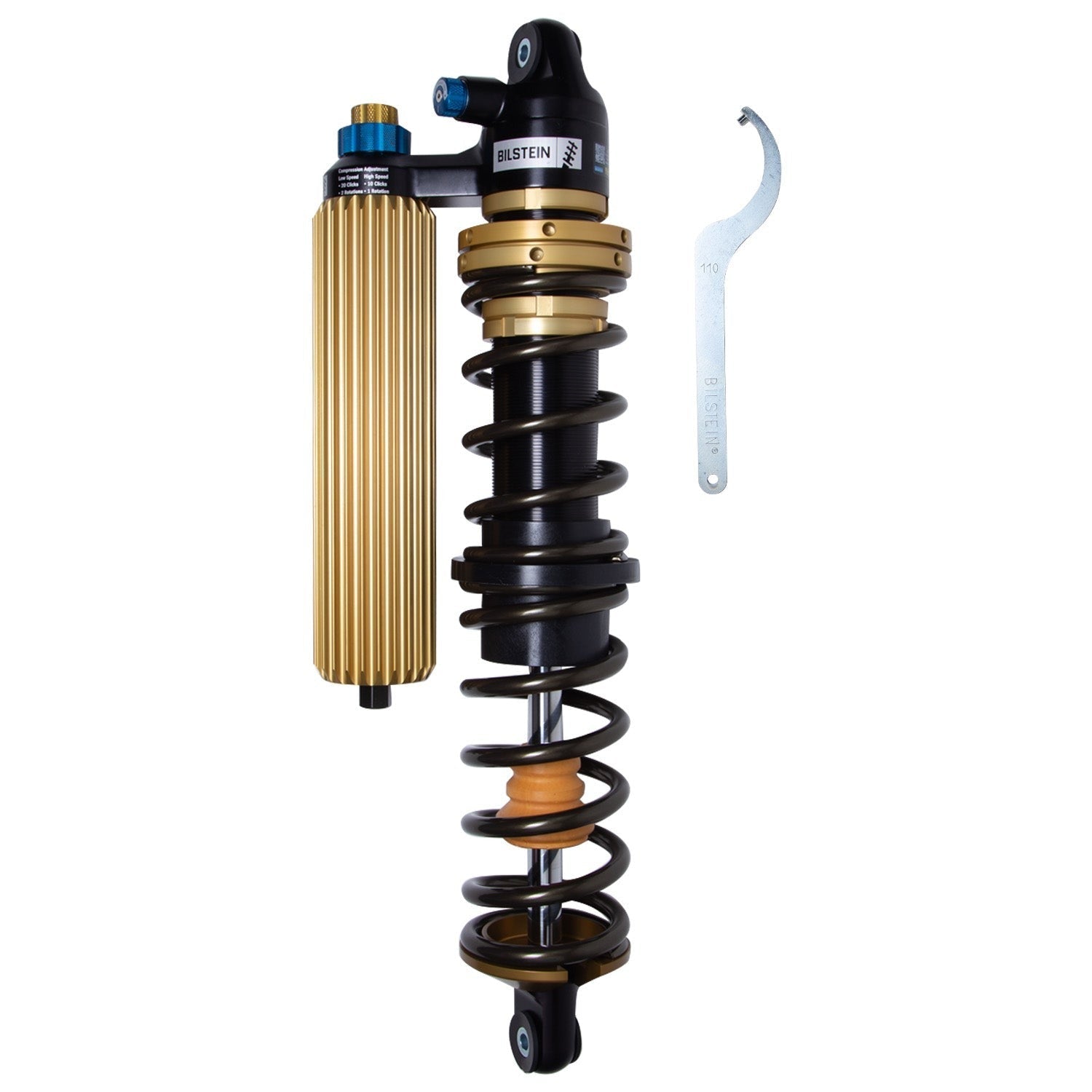 Bilstein 41-341797 Front Right Black Hawk Powersports Assembly Polaris RZR Turbo S4, RZR XP 4 Turbo S