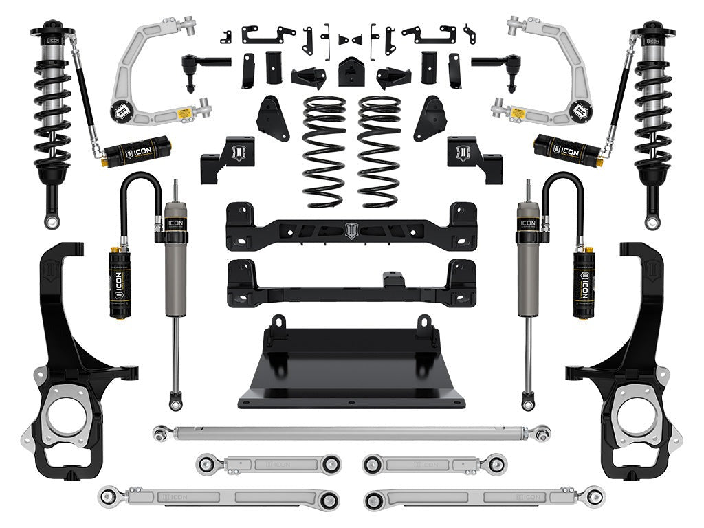 Icon 6" Stage 7 Suspension System Billet CDCV Kit for 2022-2024 Toyota Tundra