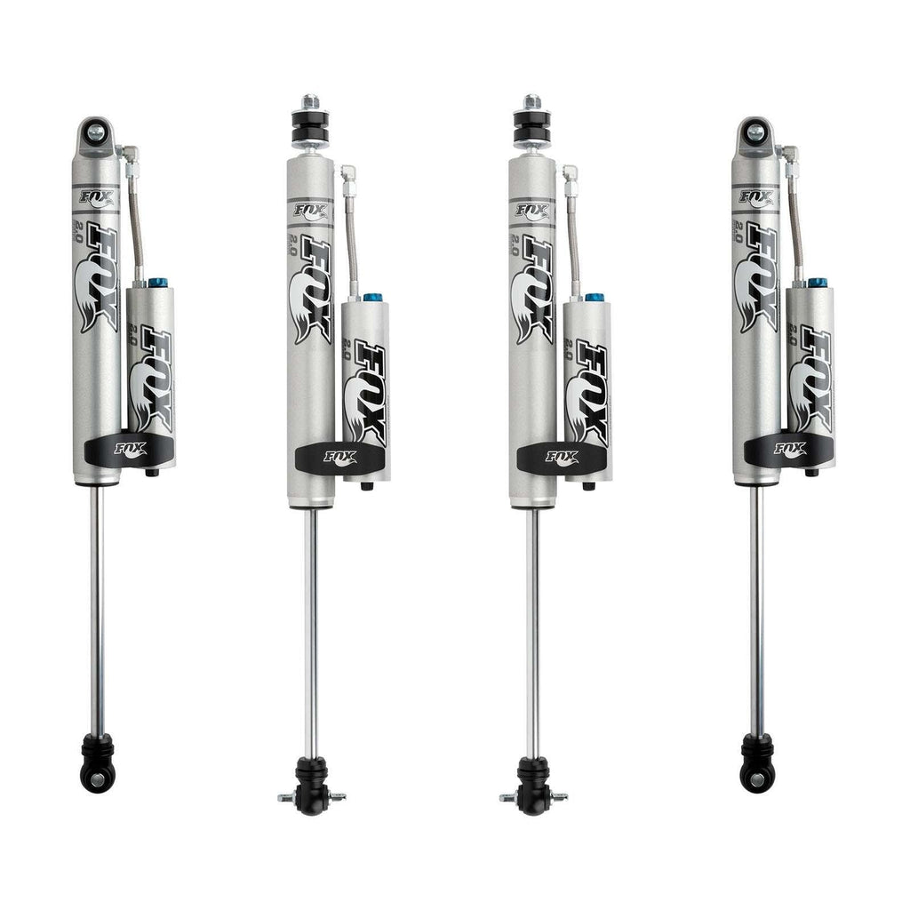 Fox 2.0 Performance Series w/ CD Reservoir Shocks Set for 1996-2006 Jeep Wrangler 4WD w/3-4.5" lift 4-6" Rear