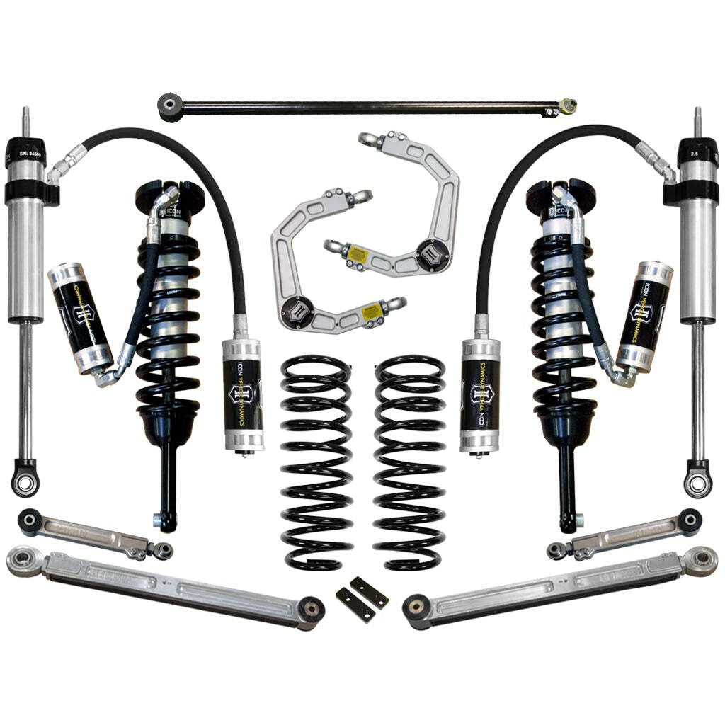 ICON K53066 Stage 6 Suspension System Billet UCA Toyota 4Runner/FJ Cruiser 0-3.5" Lift