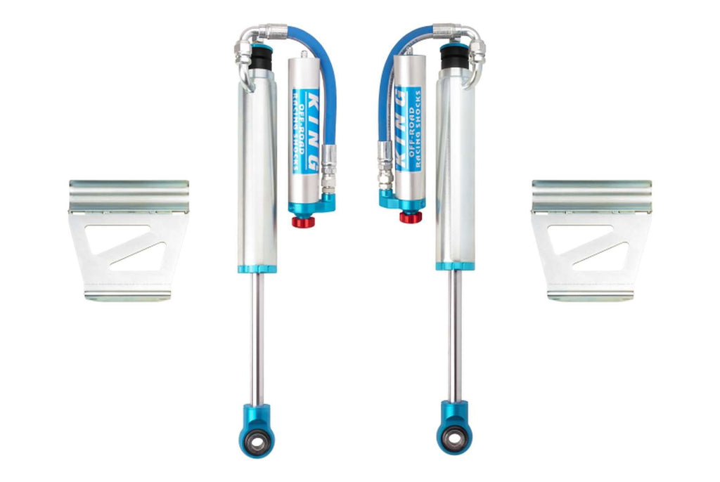 King Shocks 2.5 Performance w/ Remote Reservoir Shocks Rear Pair for 2009-2020 Toyota Land Cruiser 150 4WD