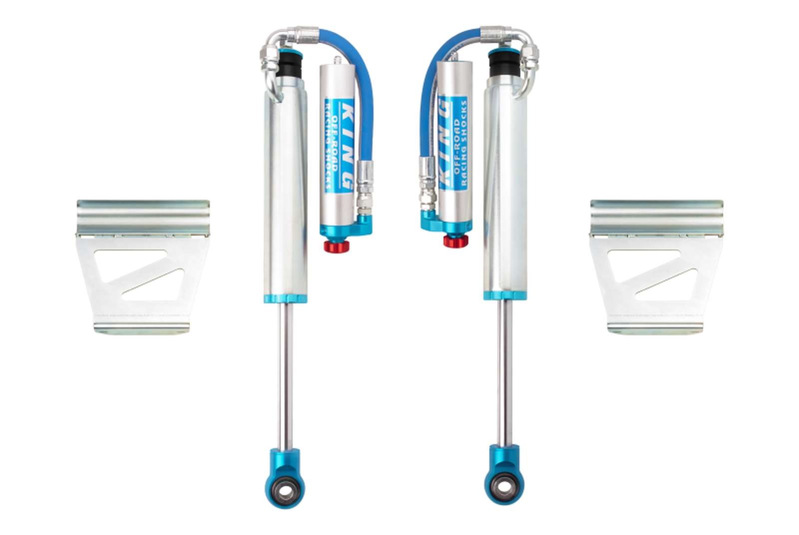 King Shocks 2.5 Performance w/ Remote Reservoir Shocks Rear Pair for 2009-2020 Toyota Land Cruiser 150 4WD