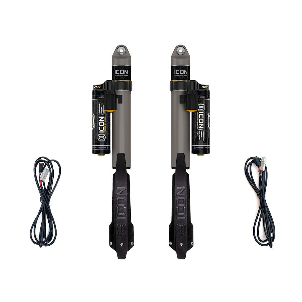 ICON 27727EP Jeep JT Gladiator 1.5" Lift Rear 2.5 VS Piggy/CDEV Shocks Pair
