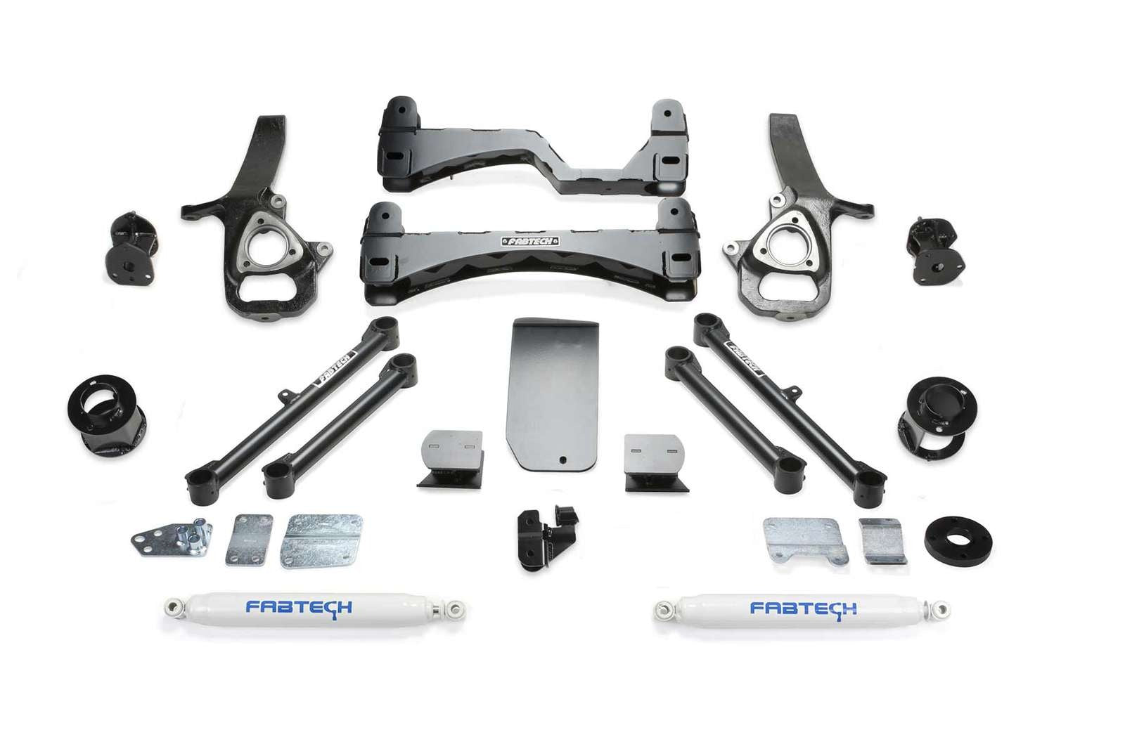 Fabtech 6" Basic Lift Kit w/Rear Performance Shocks for 2019-2024 Ram 1500 4WD w/6" lift