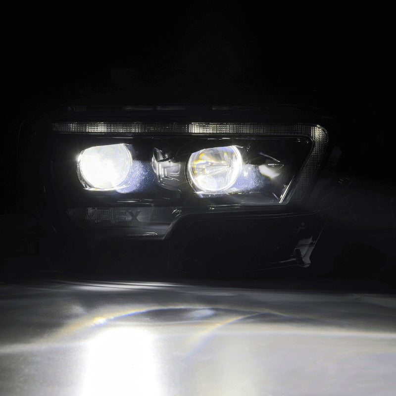 Exclusive LUXX-Series LED Projector Headlights | Amber/Clear DRL Fits 2016-2023 Toyota Tacoma