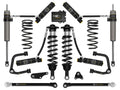 Icon 1.25-3" Stage 10 Suspension System w/Tubular Overland Coils Rear Kit for 2024-2025 Toyota Tacoma 4WD