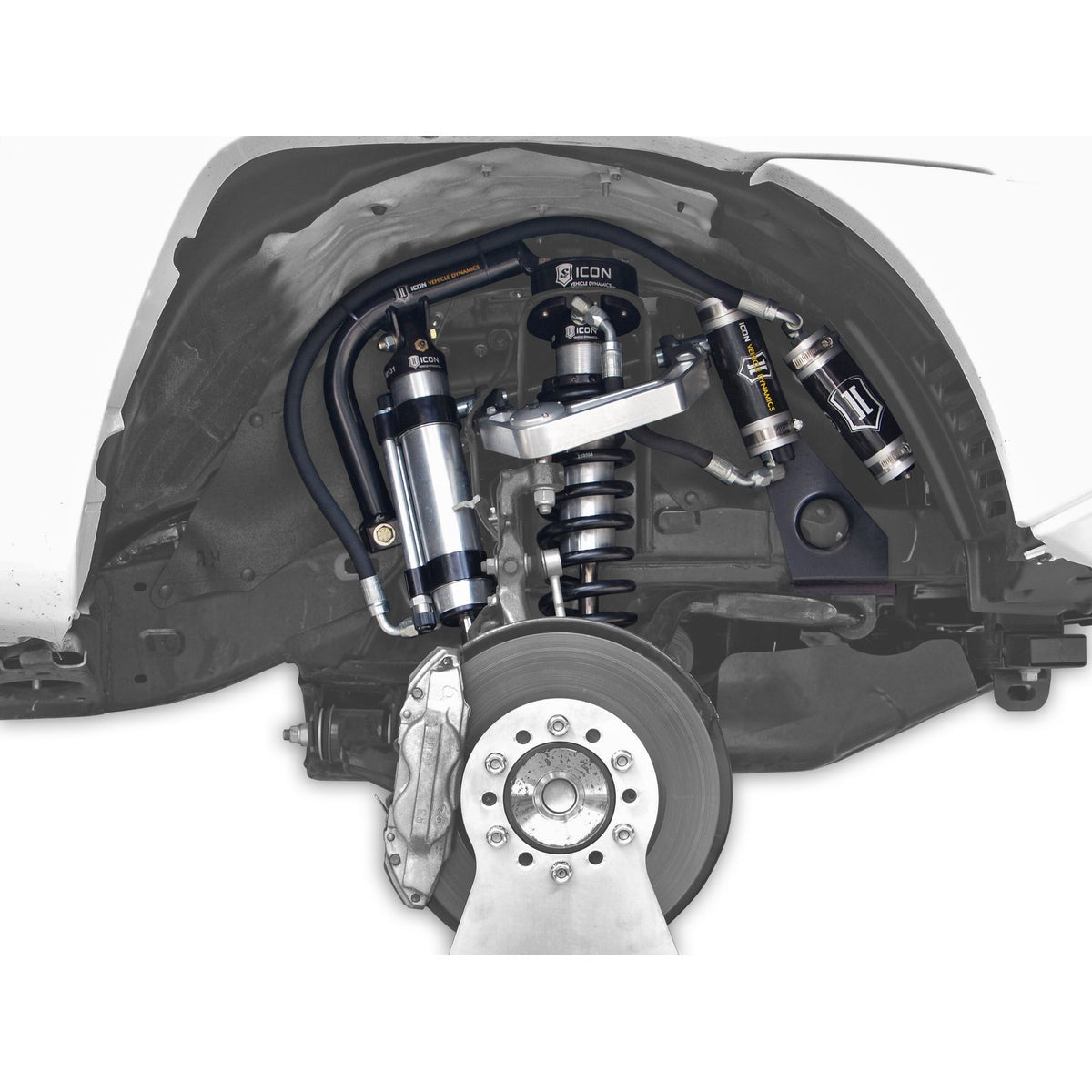 ICON 56102 Toyota FJ Cruiser/Toyota 4Rrunner/Toyota Tacoma S2 Shock Hoop Kit