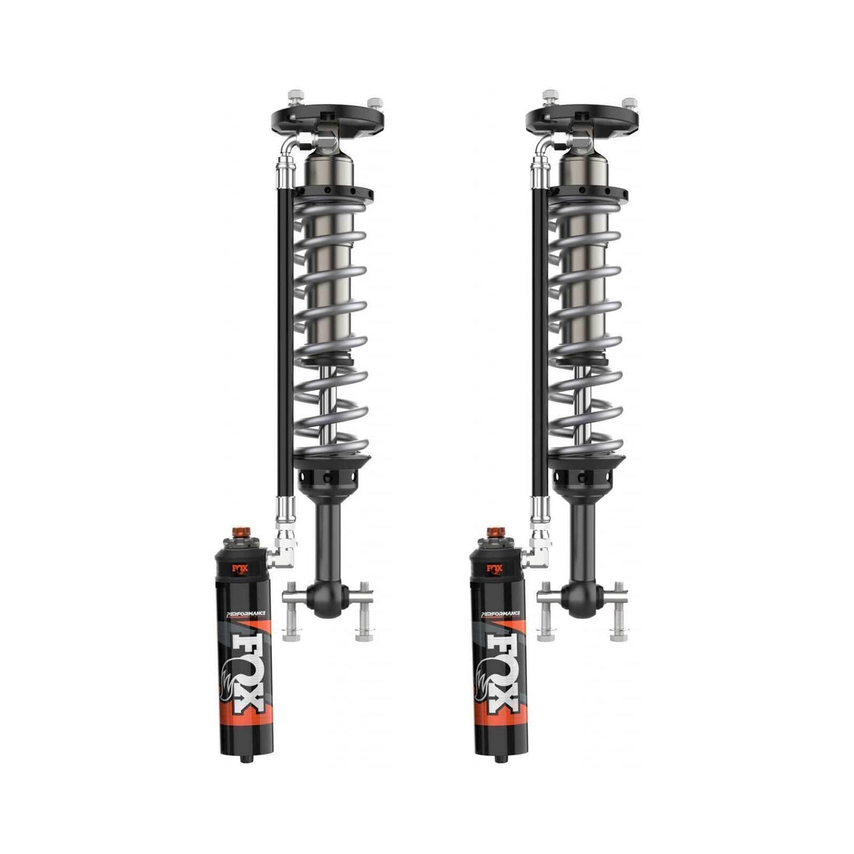 Fox 2.5 Performance Elite Adjustable Coilover w/ Reservoir Front Pair w/2.5" lift 2015-2020 Ford F-150 4WD