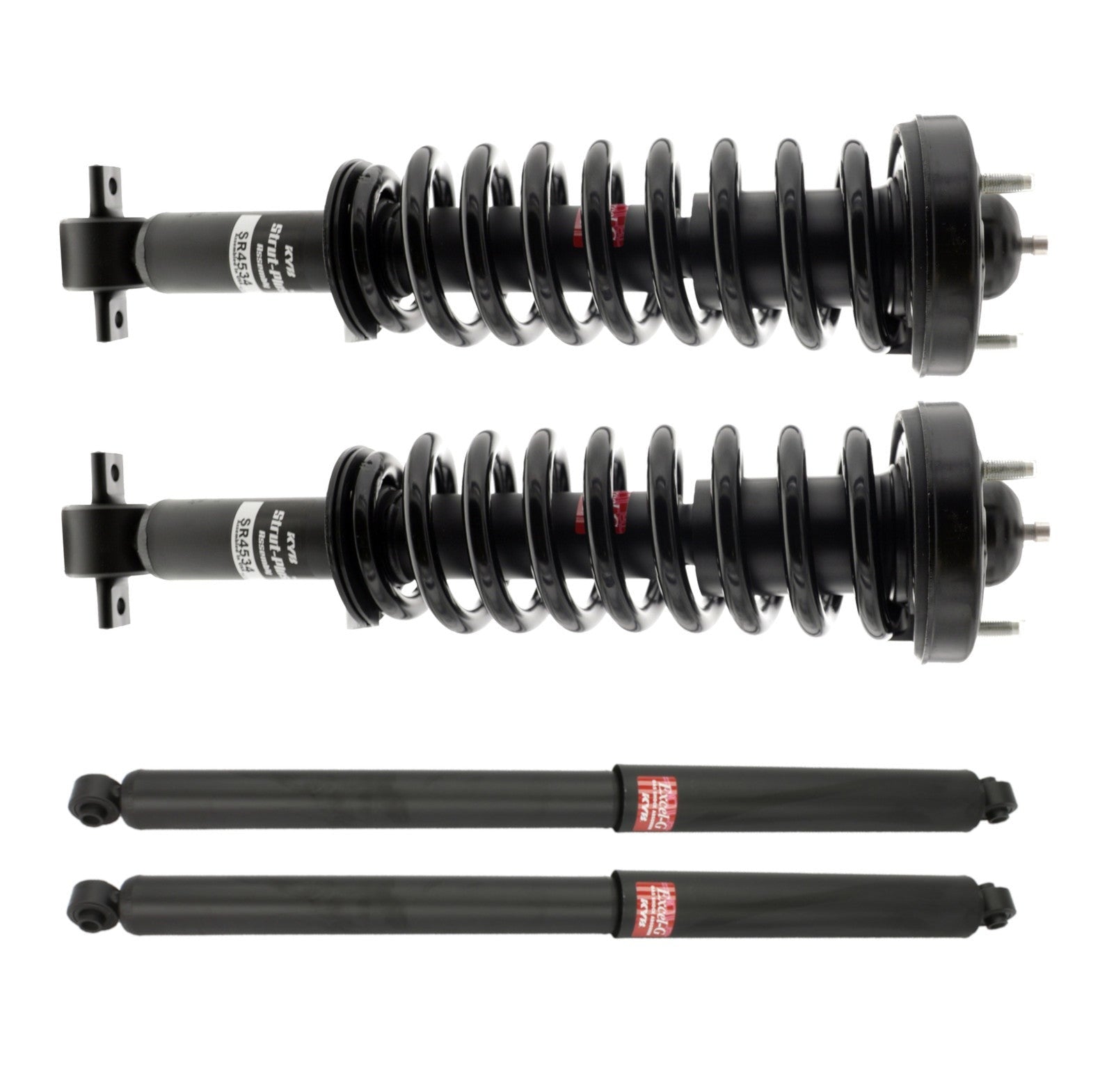 KYB Strut-Plus Front and Excel-G Rear Kit SR4534, 349108