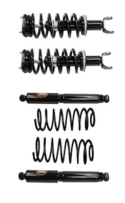 Ram 1500 Monroe Complete Set Front Right, Front Left, Rear Air Spring to Coil Spring Conversion Kit