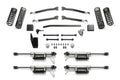 Fabtech 3" Trail Lift Kit w/Dirt Logic 2.25 Shocks w/Reservoir for 2020-2024 Jeep Gladiator 4WD w/3" lift