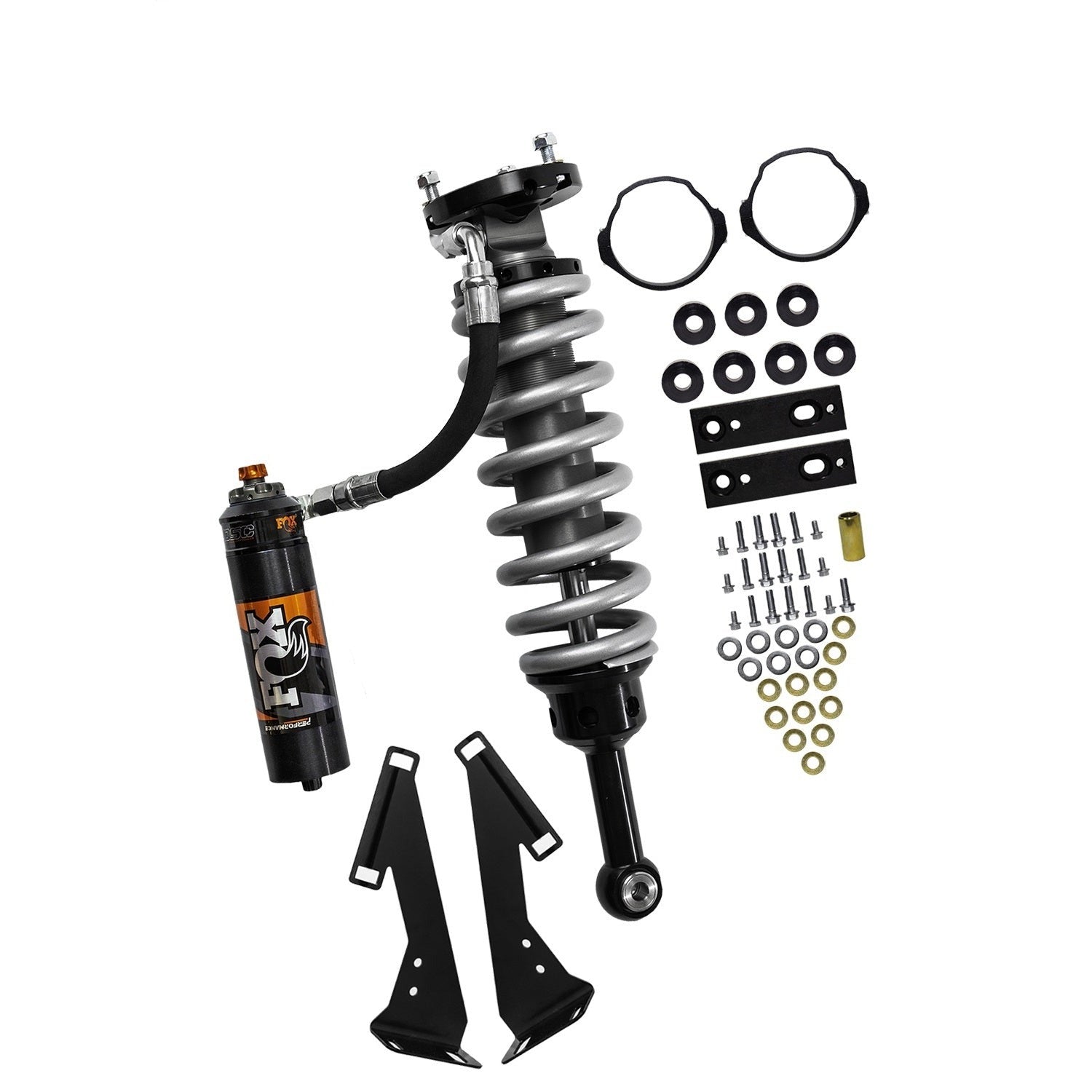 FOX 883-06-177 Front Performance Elite Series 2.5 Coil-Over Reservoir Shock (Pair) - Adjustable Toyota Tacoma 2" Lift