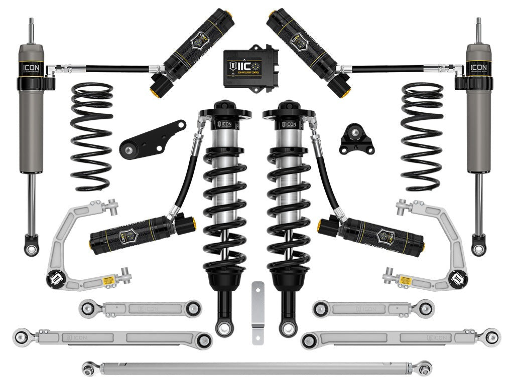 Icon 1.25-3" Lift Stage 12 Suspension System Billet Kit for 2024-2025 Toyota Land Cruiser