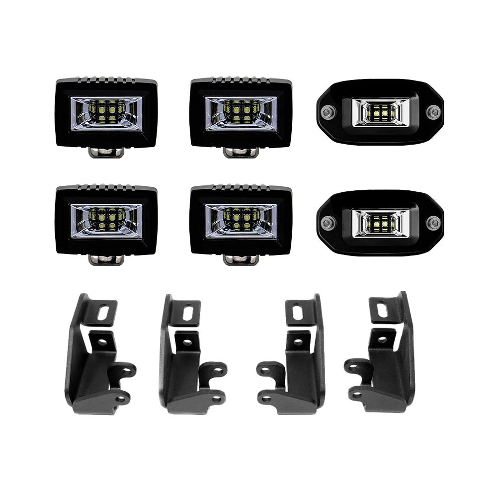 42|43" Dual Row Premium Roof Rack Lighting Kit | Spot & Combo Fits 2005-2023 Toyota Tacoma