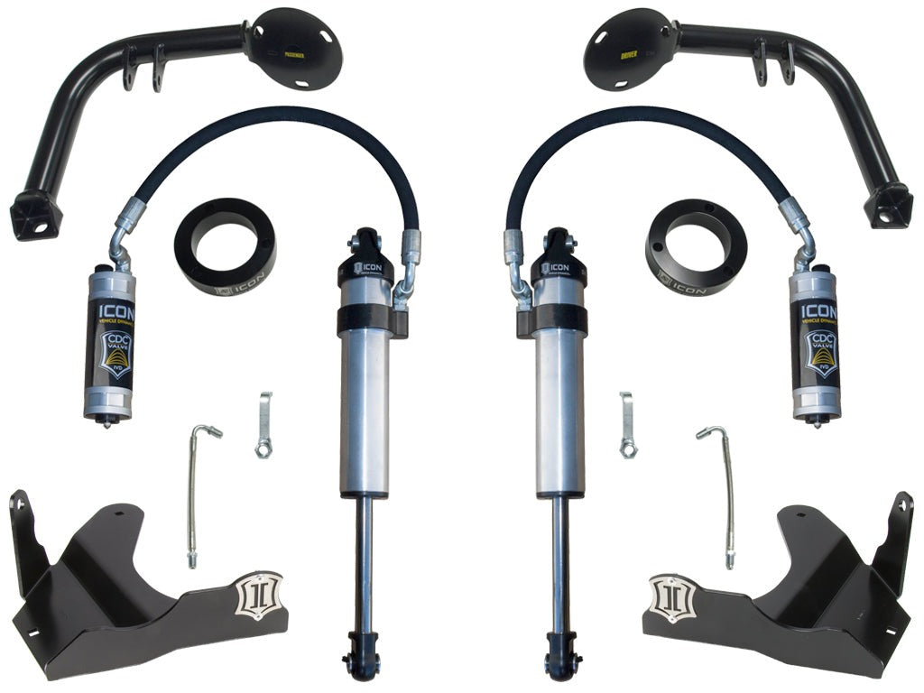 Icon S2 Secondary Shocks System Stage 2 Kit for 2003-2009 Lexus GX470 4WD