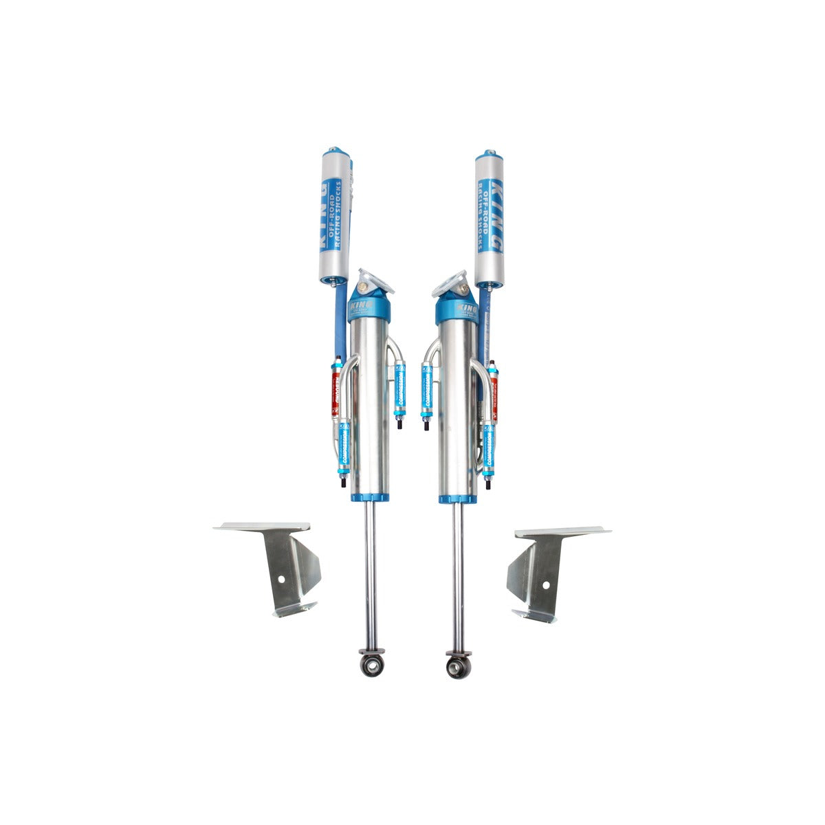 King 25001-346 Rear 2.5 Hose Remote Bypass Shocks 3-5in Lift (Pair) Jeep Wrangler JK