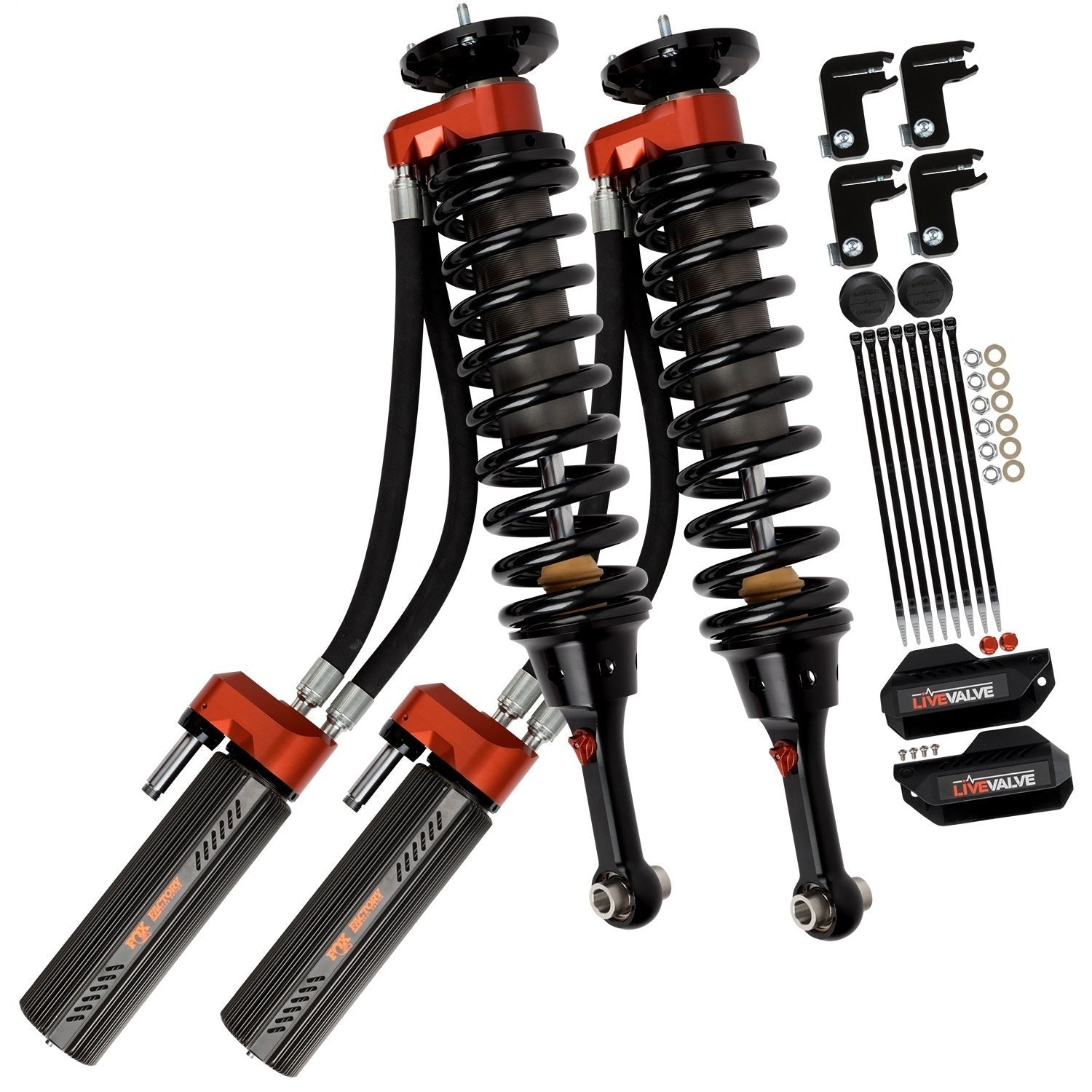 FOX 883-06-153 Front Factory Race Series 3.0 Live Valve Internal Bypass Coil-Over (Pair)-Adjustable