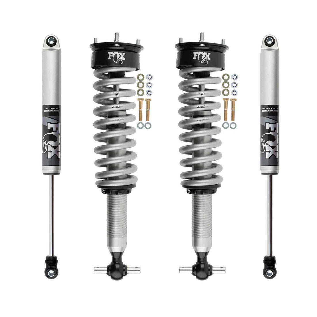 Fox 2.0 Performance Series Set for 2019-2024 Chevrolet Silverado 1500 4WD RWD w/2-3.5" lift