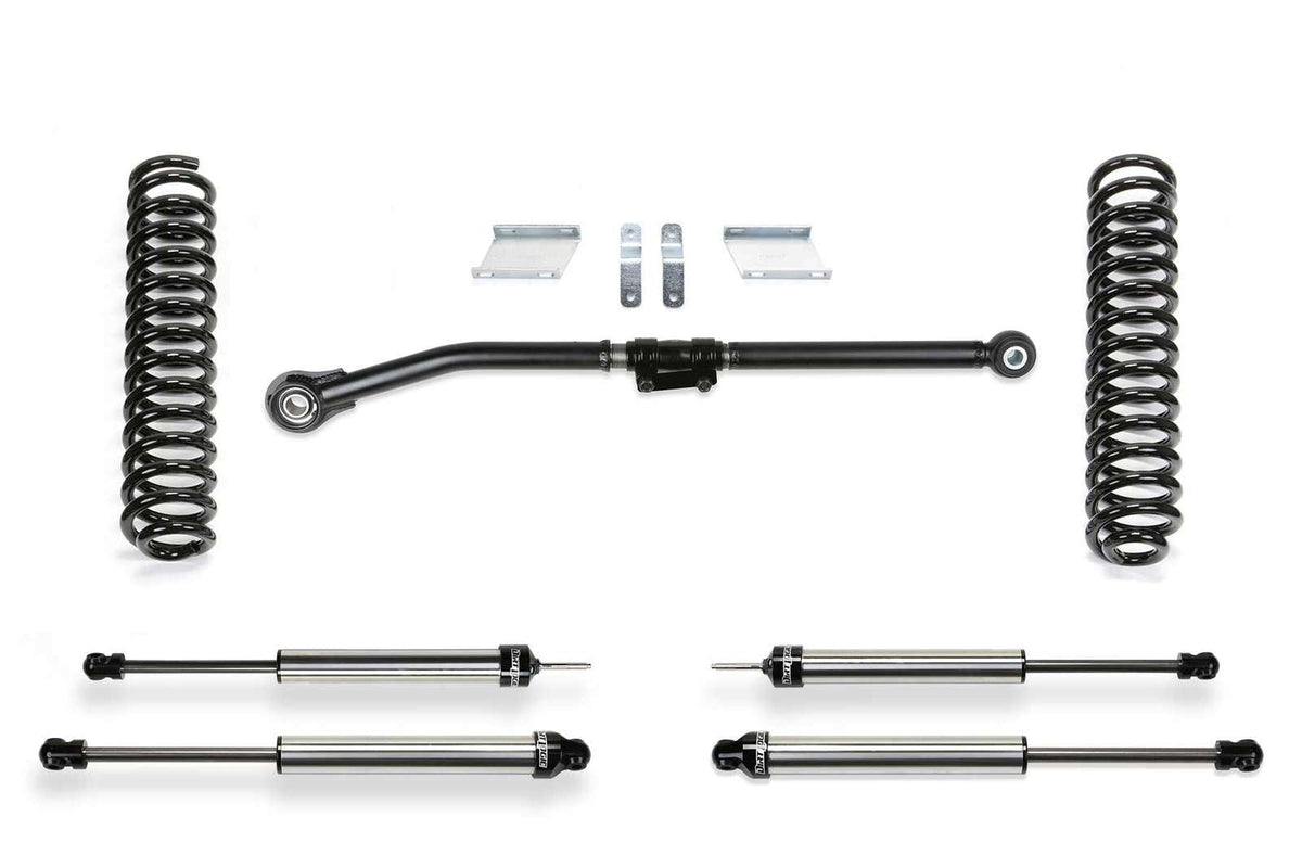 Fabtech 2.5" Basic Lift Kit w/Dirt Logic Shocks for 2017-2024 Ford F350 Super Duty 4WD w/2.5" lift