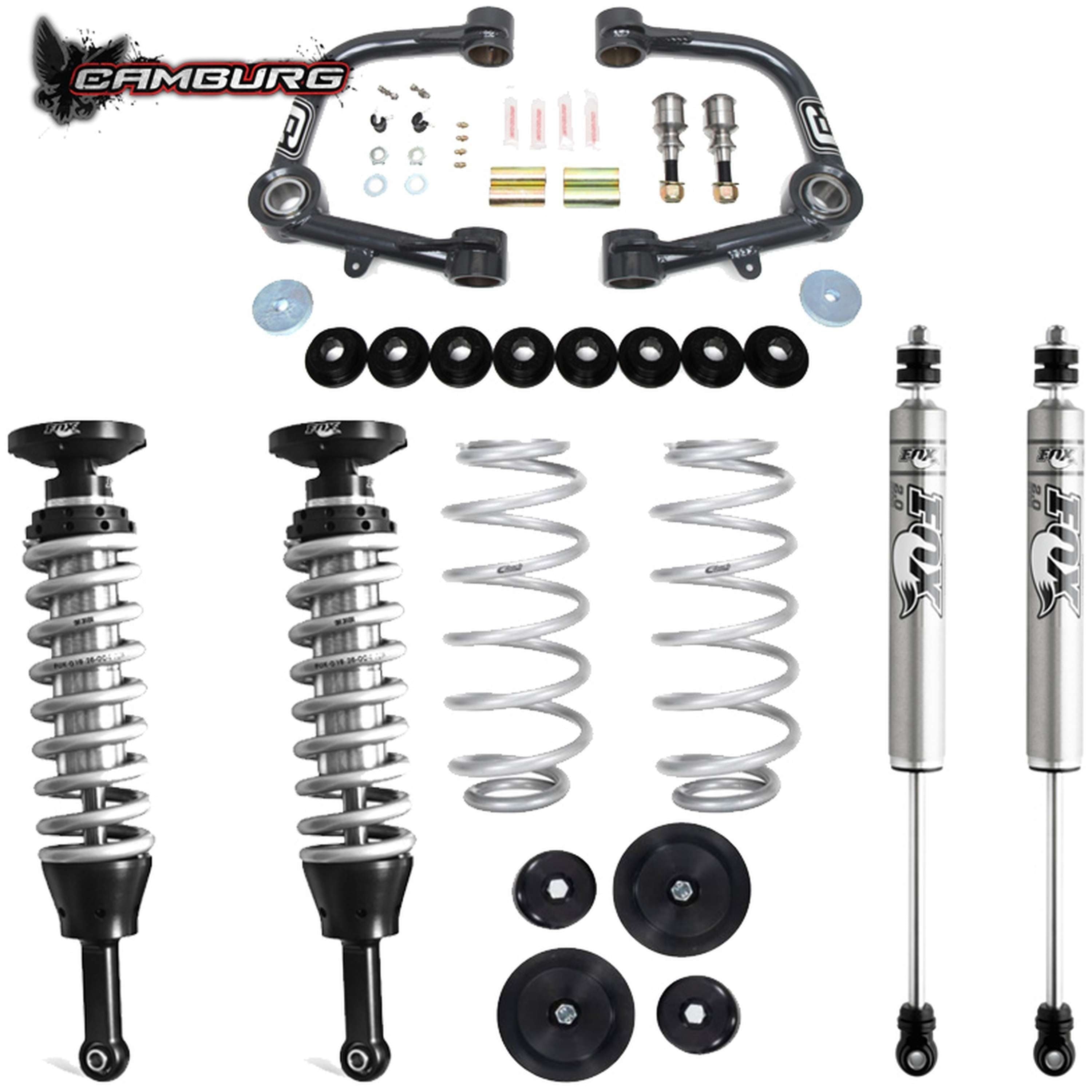 Camburg Lexus GX470 03-09 FOX 2.5 Performance Kit - Tubular X-Joint Series