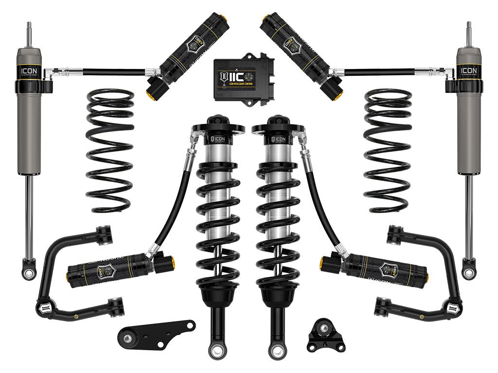 Icon 1.25-3" Stage 6 Suspension System Tubular Overland Coils Rear Kit for 2024-2025 Toyota Tacoma 4WD