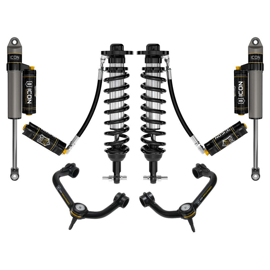 ICON K93115T Stage 5 Suspension System Tubular UCA Ford F150 4WD 0-2.75" Lift