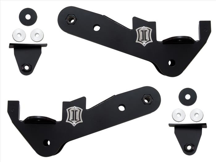 Icon 4 Link Frame Bracket Kit for 2017-2024 Ford F350 Super Duty 4WD w/2.5-9" lift