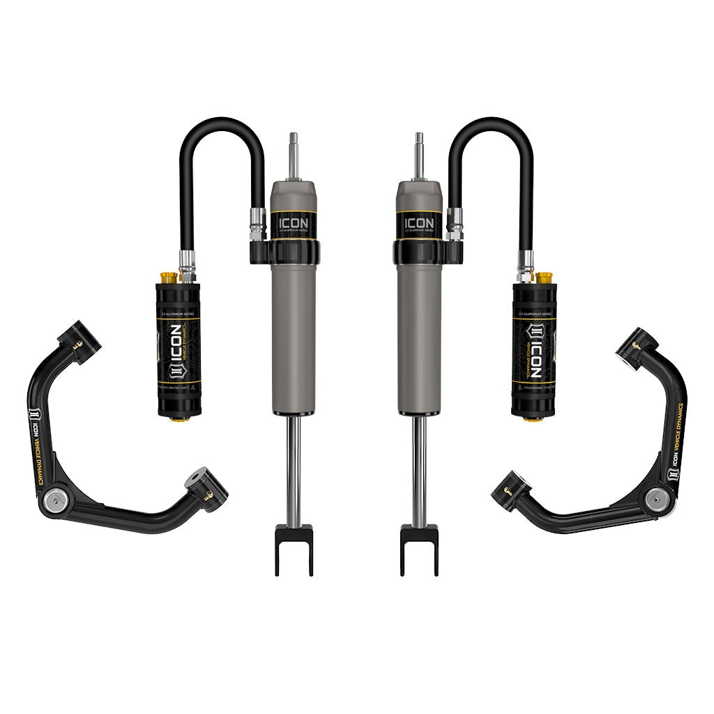ICON 78725 GM 2500/3500 HD 0-2" Lift 2.5 VS w/CDCV Shock System Tubular UCA
