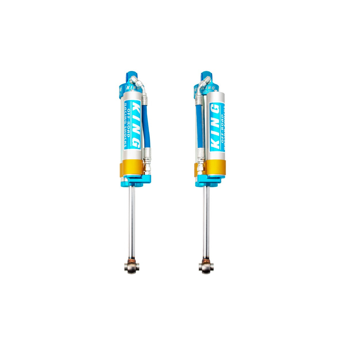 King 25001-110 Rear 2.5 Piggyback Hose Res. Shock (Pair) Nissan Frontier