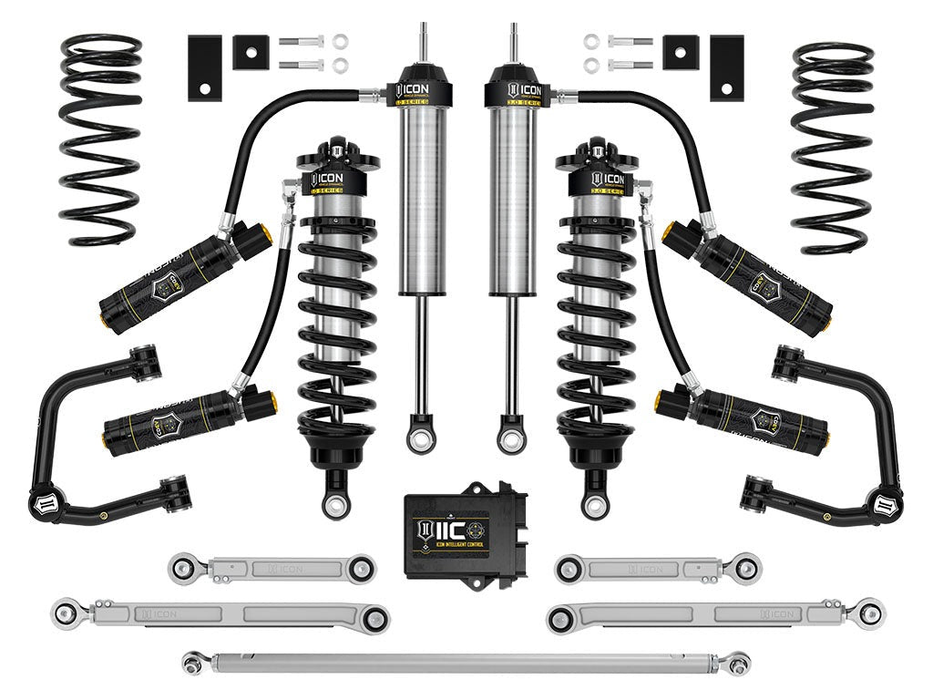 Icon 3-4.25" Stage 4 3.0 Suspension System Tubular Kit for 2023-2025 Toyota Sequoia 4WD