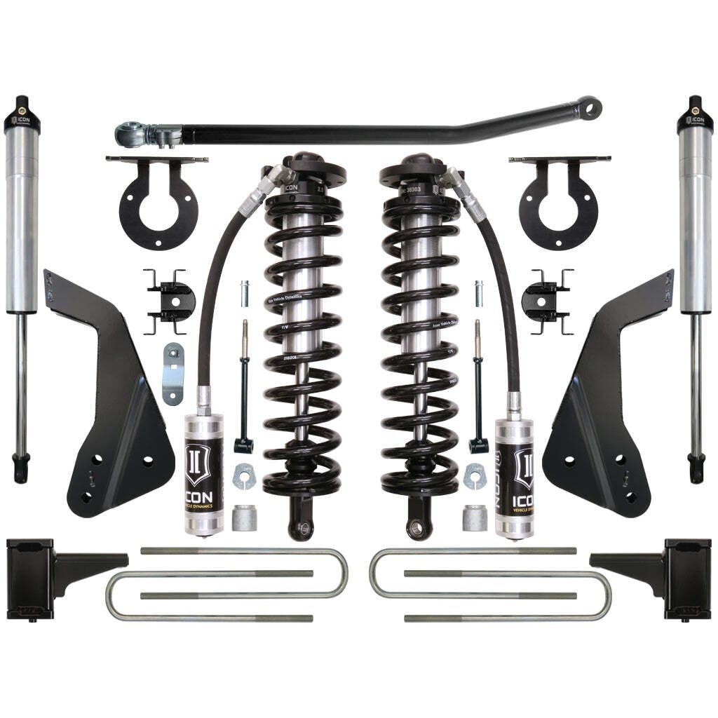 ICON K63112 Stage 2 Coilover Conversion System Ford F250/F350 4-5.5" Lift