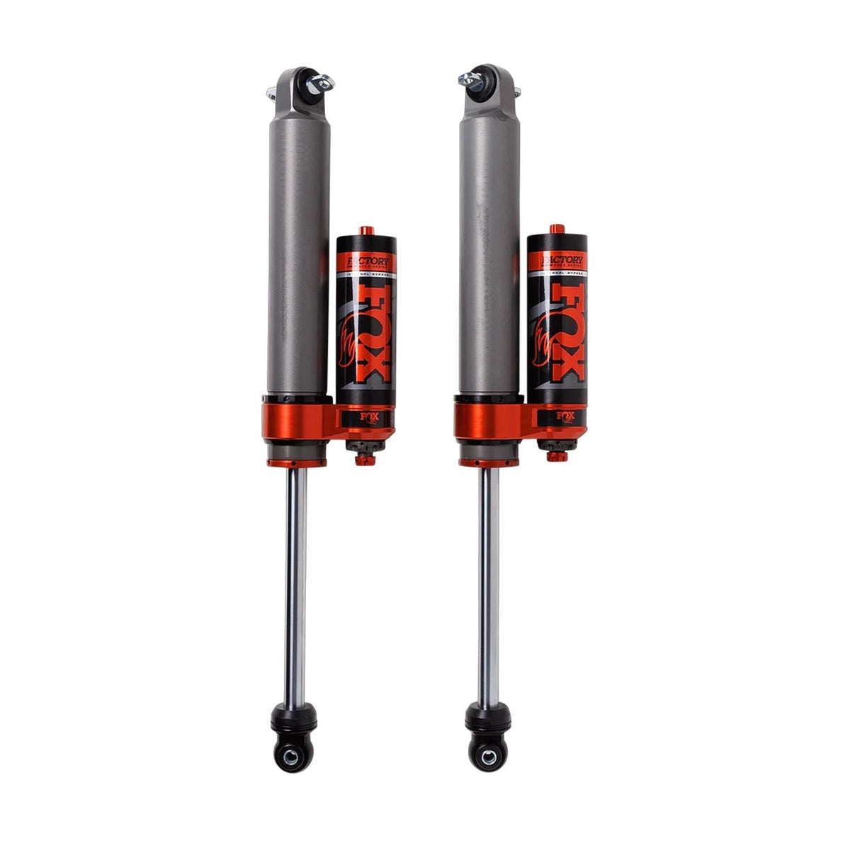 Fox 2.5 Factory Race Series Internal Bypass w/ Piggyback DSC Shocks Rear Pair for 2007-2018 Jeep Wrangler JK 4WD RWD w/2.5-4" lift