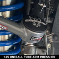 1.25" Tube Upper Control Arm Uniball Cap Kit (Press On)