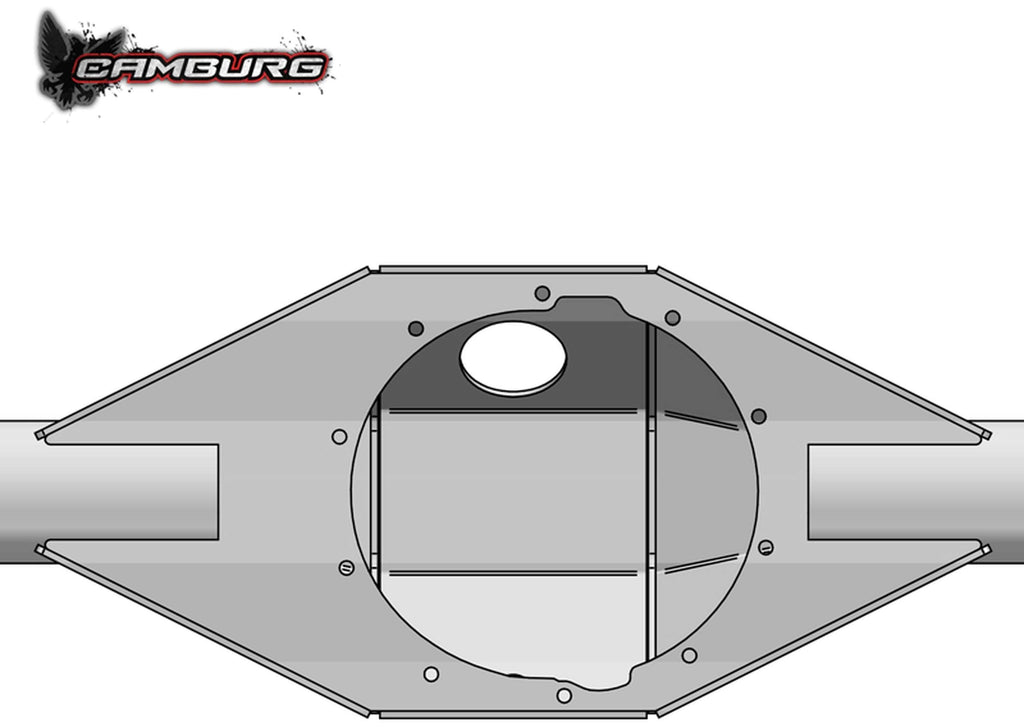 Camburg 3.50" MIG Builder Series 9" Rear Axle Housing Only (A50)