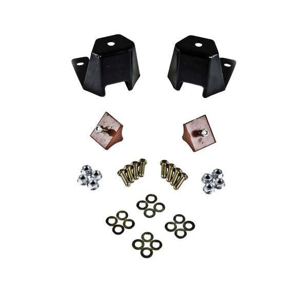 Belltech 6408 Leaf Spring Hanger Lowering Kit 2" Drop Leaf Spring Hanger Kit (Rear Hanger)