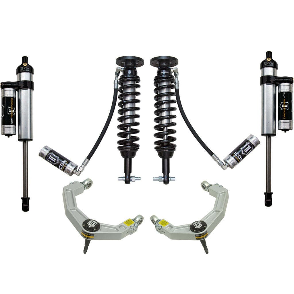 ICON K93064 Stage 4 Suspension System Billet UCA Ford F150 4WD 1.75-2.63" Lift