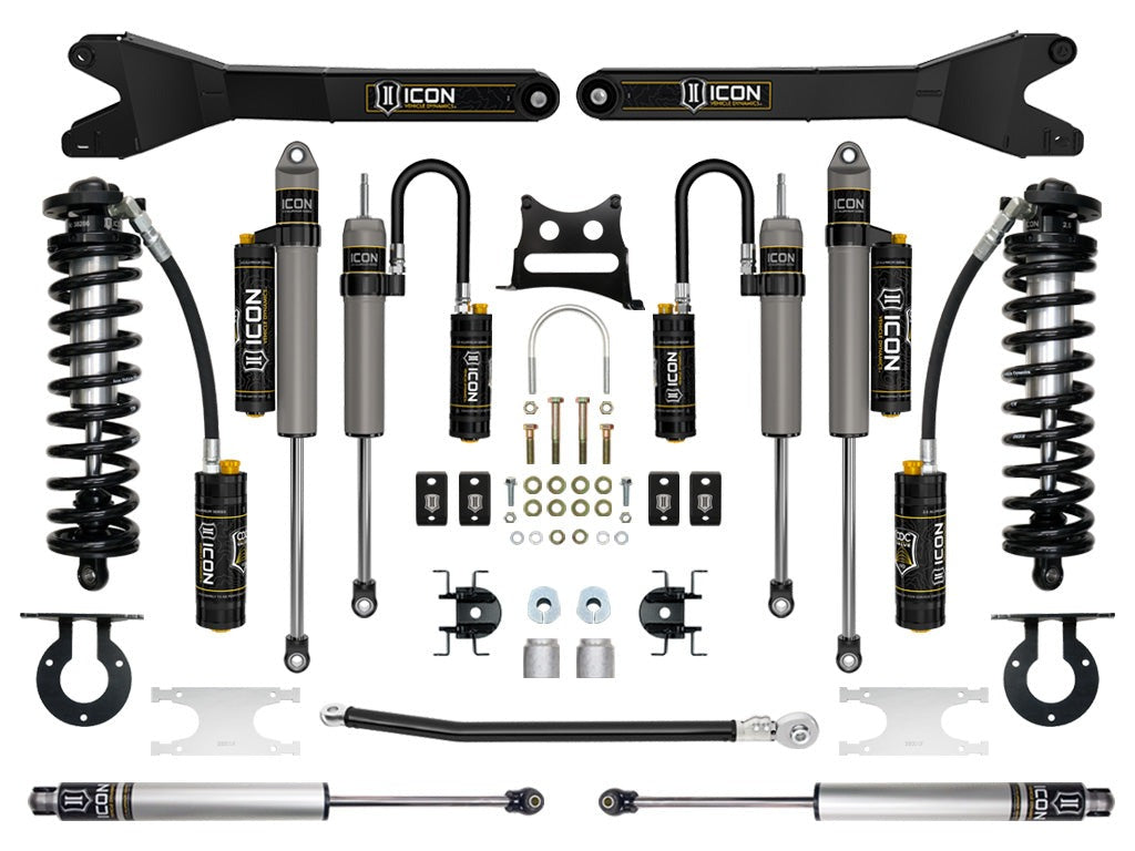 Icon 2.5-3" Coilover Conversion System Stage 6 Kit for 2005-2016 Ford F250 Super Duty 4WD