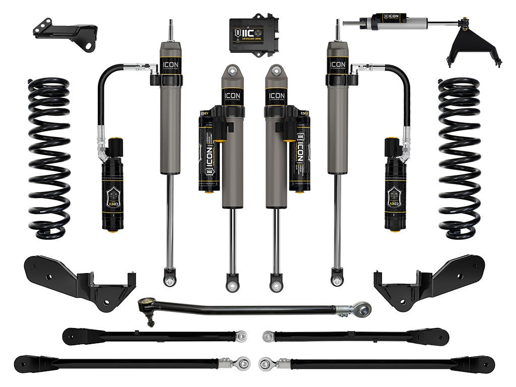 Icon 2.5" Stage 6 Suspension System w/Radius Arms Kit for 2023-2025 Ford F250 Super Duty 4WD Gas