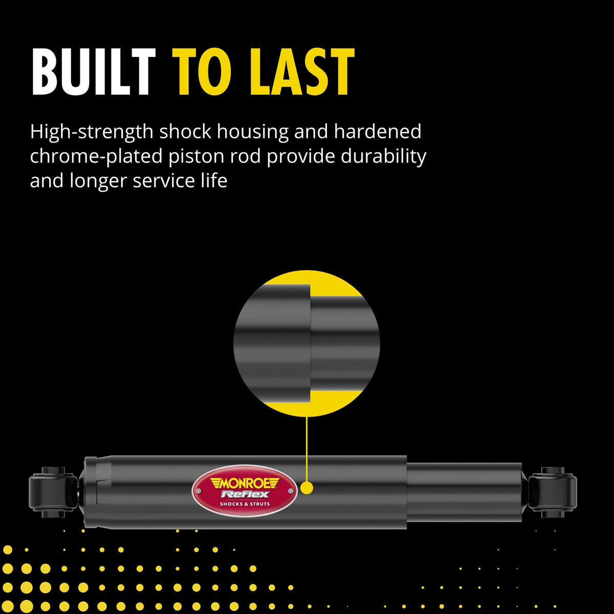 Monroe 911533 Rear OESpectrum Monotube Shock Absorber Chevrolet Silverado 1500, Silverado 1500 LD, GMC Sierra, Sierra 1500, Sierra 1500 Limited