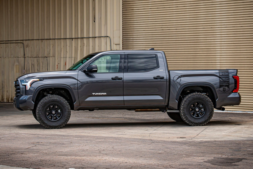 Icon 1.25-3.5" Stage 11 Suspension System w/Billet CDXS TRD Pro Kit for 2022-2023 Toyota Tundra 4WD Full Hybrid EV Gas
